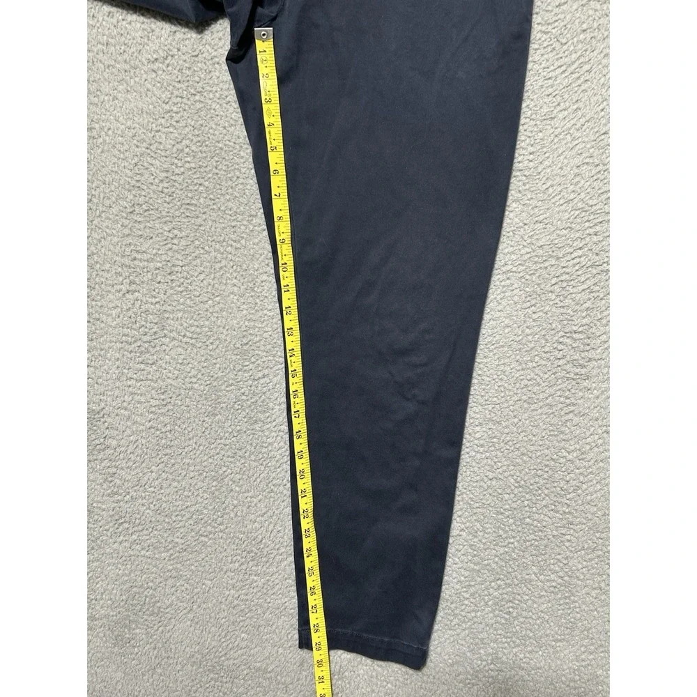 Banana Republic‎ Mason Athletic Tapered Fit Chinos Mens 35x32 Blue Pants Cotton